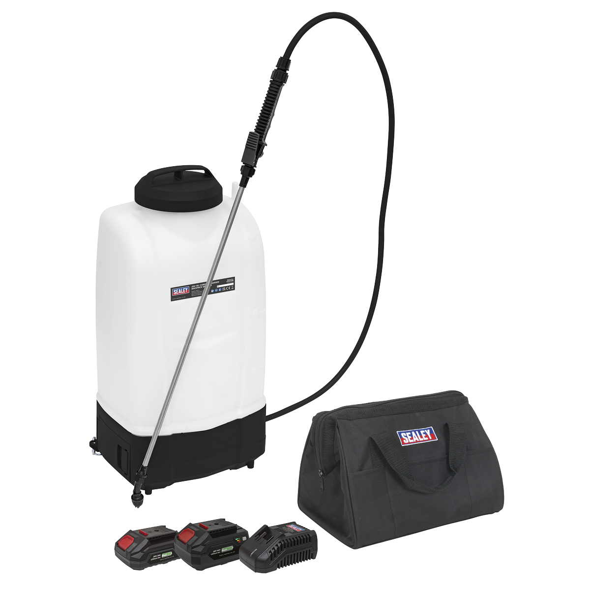 SV20 Series 15L Cordless Garden Backpack Sprayer 20V - 2 Batteries