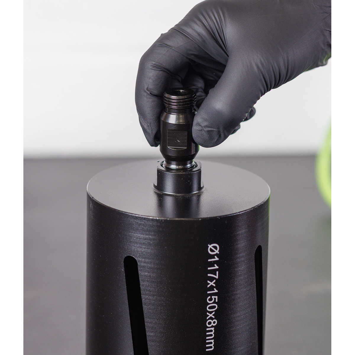 Diamond Core Drill Adaptor with Through Hole 1/2"BSP Male to 1/2"BSP Male
