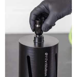 Diamond Core Drill Adaptor with Through Hole 1/2"BSP Male to 1/2"BSP Male