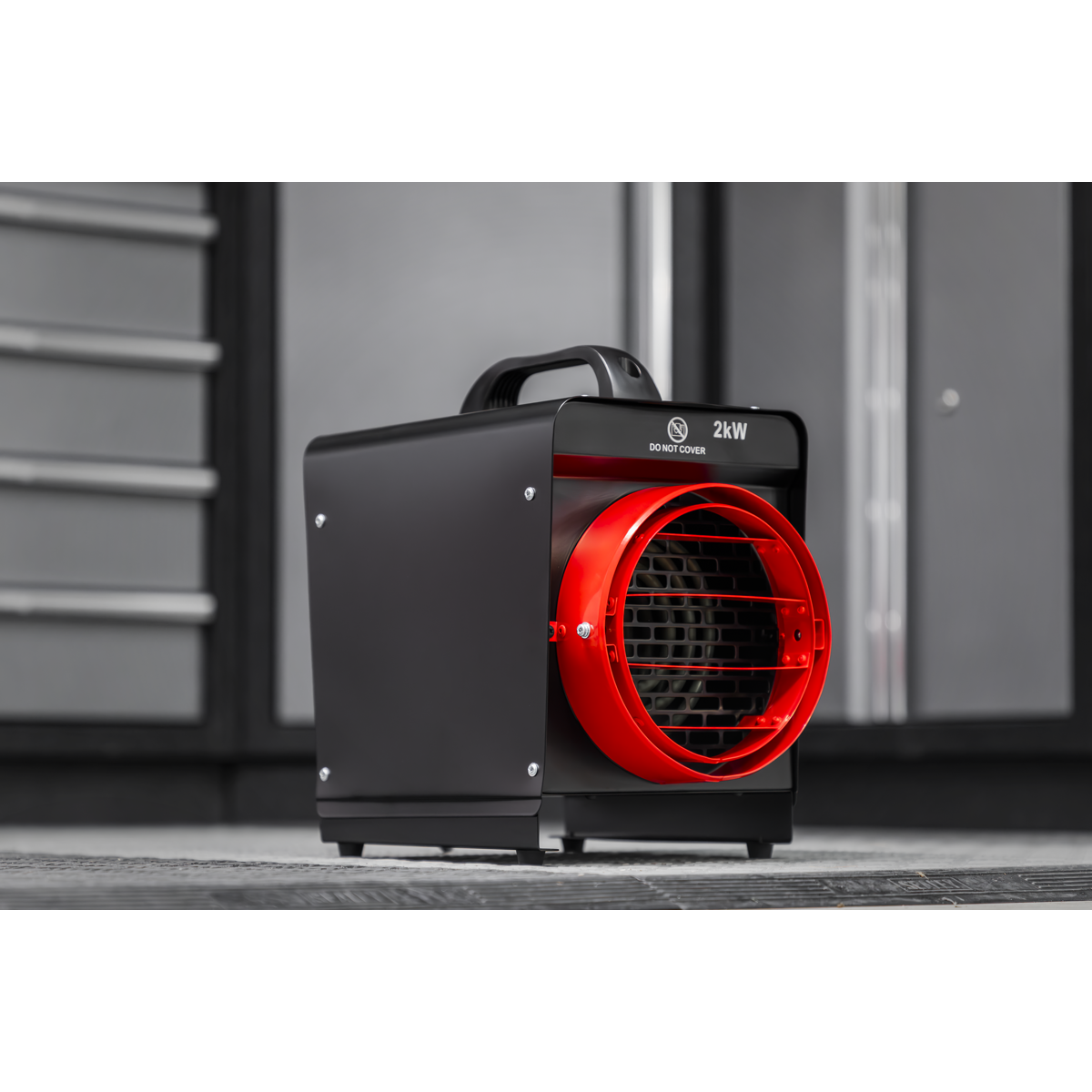 Industrial Fan Heater with Ducting, 2000W (DEH2001)