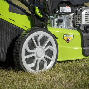 Dellonda DG101 Self-Propelled Petrol Lawnmower Grass Cutter, 18"460mm Cutting Width, 4-Stroke, 144cc