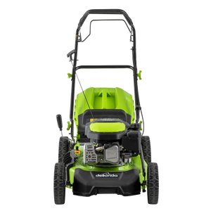 Dellonda DG101 Self-Propelled Petrol Lawnmower Grass Cutter, 18"460mm Cutting Width, 4-Stroke, 144cc