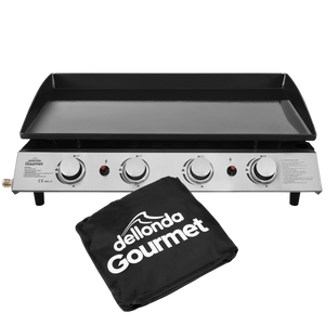Dellonda 4 Burner Portable Gas Plancha & Cover