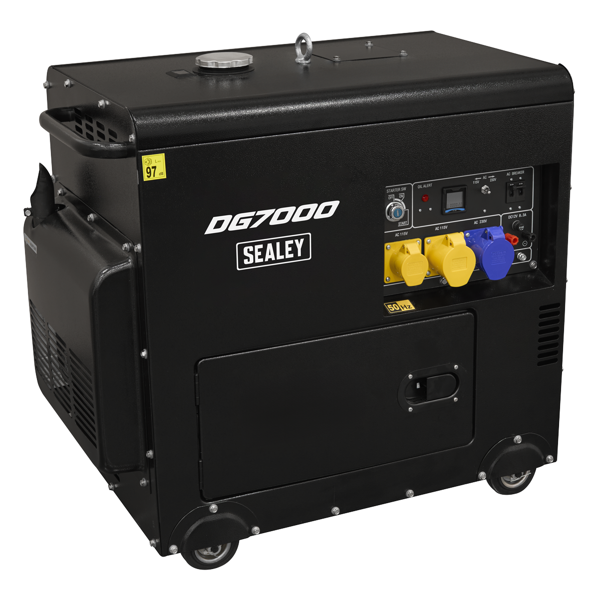 7000W Diesel Generator 4-Stroke Engine 110/230V