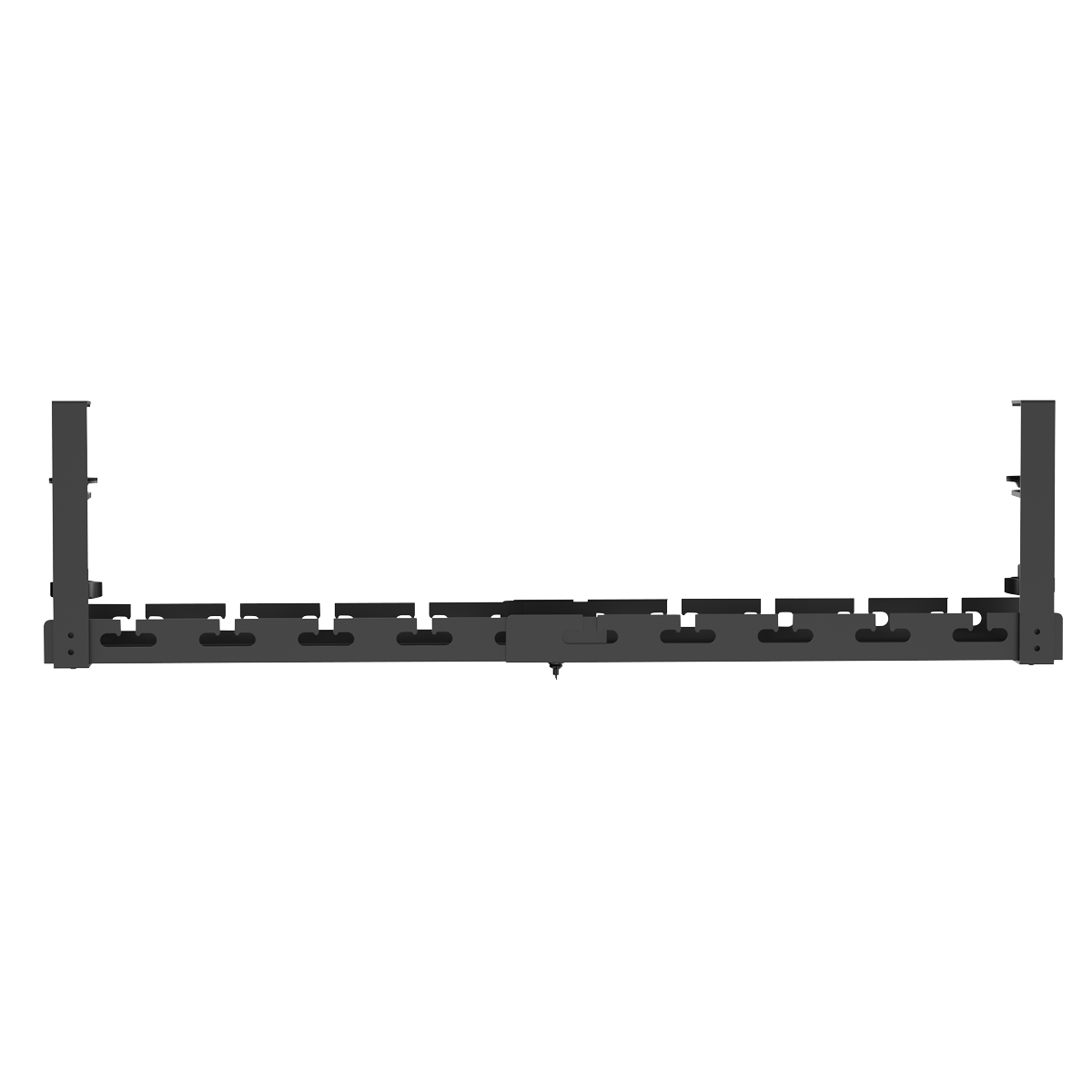 Dellonda Extendable Cable Management Tray 435/730 x 130 x 190 - Black