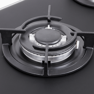 Baridi 90cm Gas Hob Matt Black 5 Burners Cast Iron Supports & Auto Ignition 10.4kW