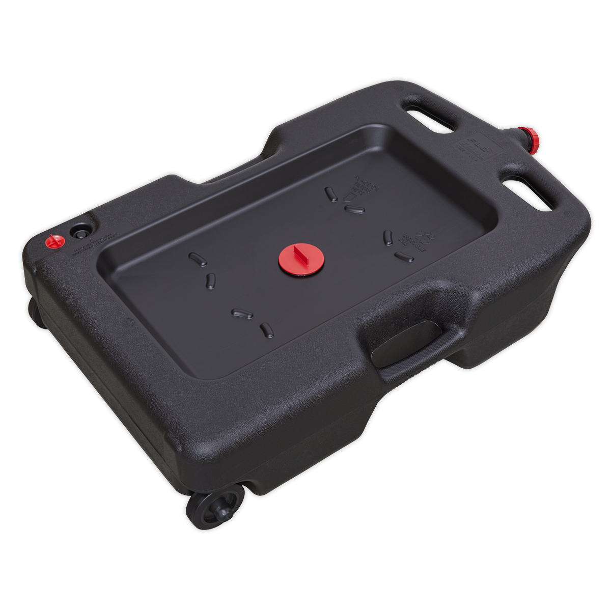 Oil/Fluid Drain & Recycling Container with Wheels 54L