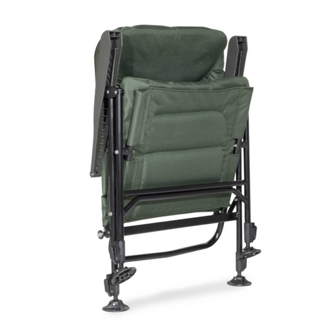 Dellonda Portable Reclining Fishing Chair with Armrests - A