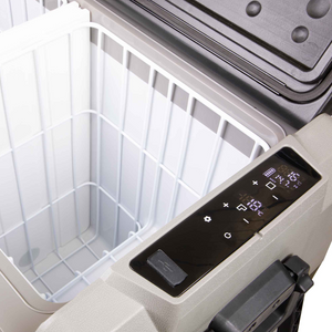 Dellonda DL13 Dual Zone Portable Car Food Fridge, Fridge, Cooler Box with Digital Display, 36 Litre Capacity, 12/24V, Grey
