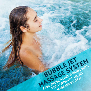 Dellonda DL88 DL89 DL90 DL91 Inflatable Round Outdoor Hot Tub Bubble Jet Spa with Smart Pump