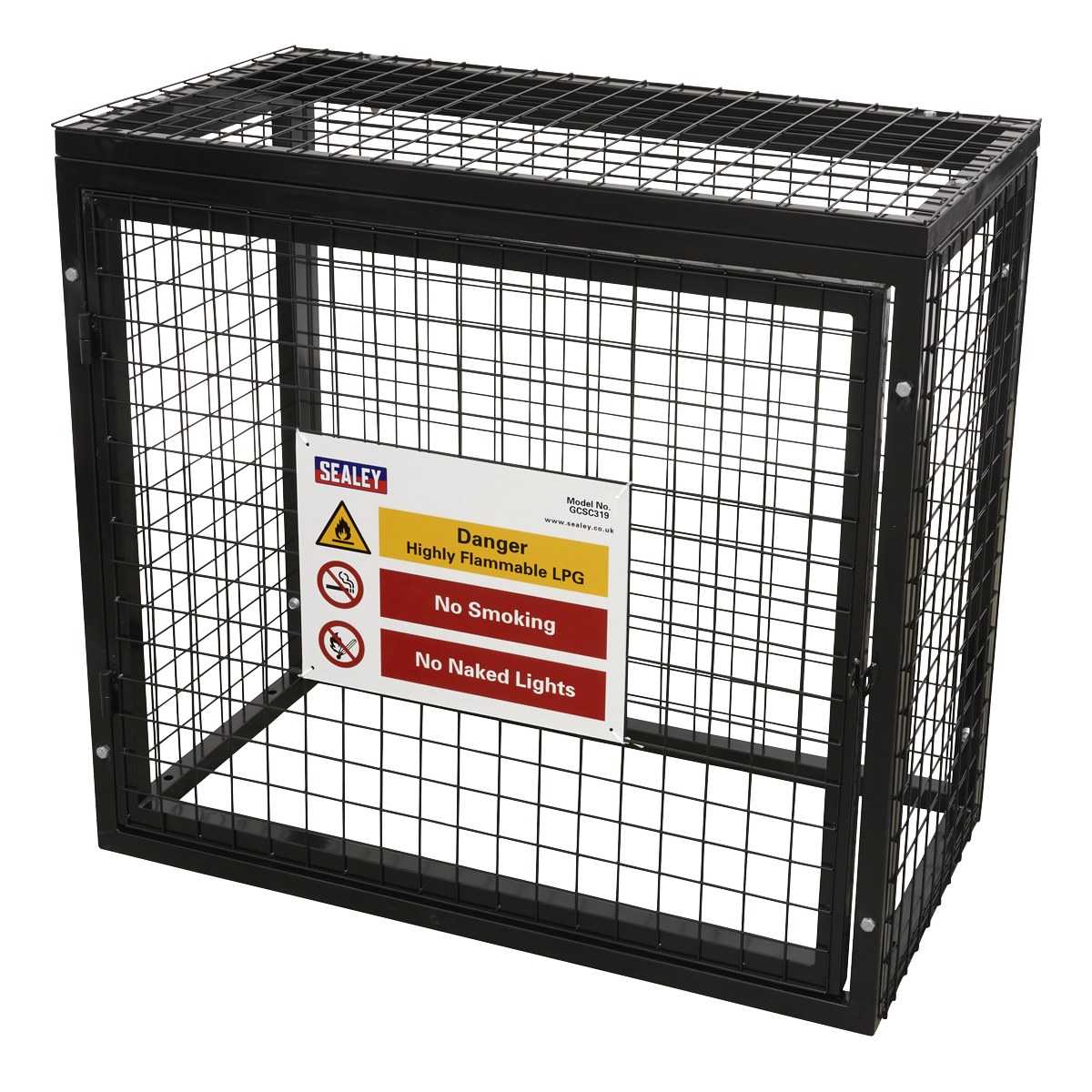 Gas Cylinder Safety Cage - 3 x 19kg