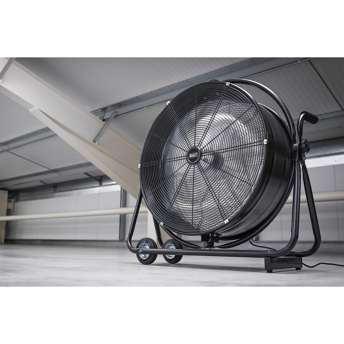 Industrial High Velocity Orbital Drum Fan 24", 2-Speed (HVF24S)