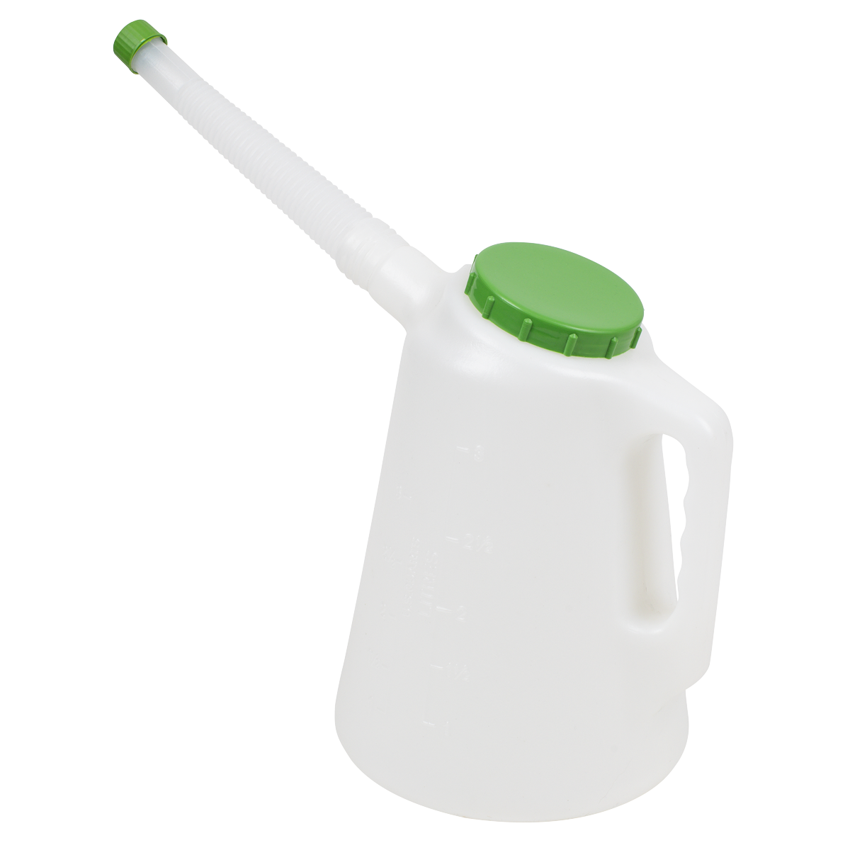 Oil Container with Green Lid & Flexible Spout 3L