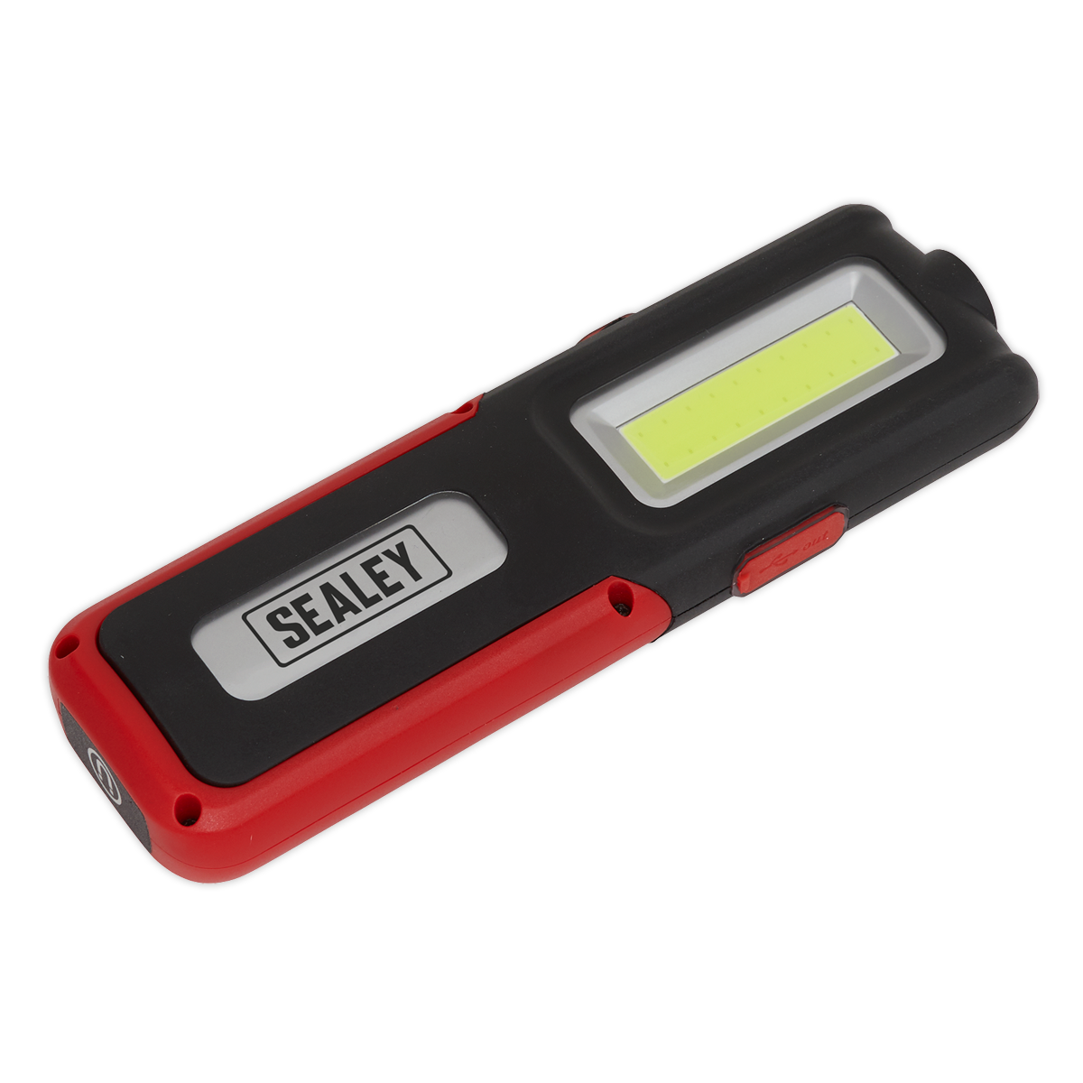 Rechargeable Inspection Light with Power Bank 5W COB & 3W SMD LED - Red