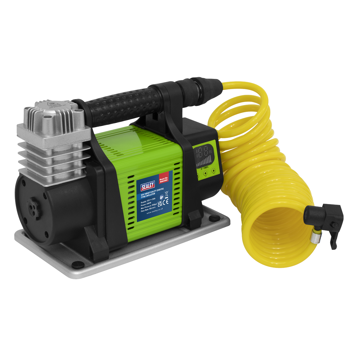 Heavy-Duty Digital Tyre Inflator 12V