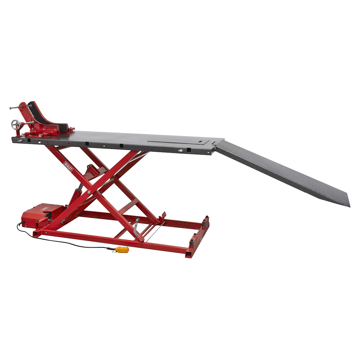 Heavy-Duty Electro/Hydraulic Motorcycle Lift 680kg Capacity