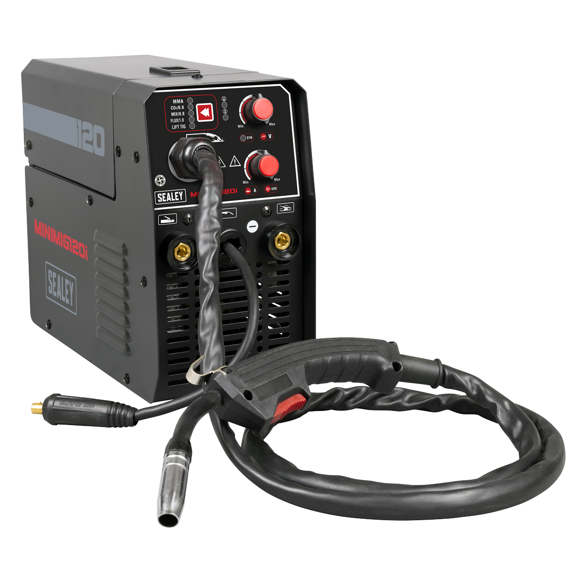 MIG/TIG & MMA (ARC/STICK) Inverter Welder, 120A (MINIMIG120i)