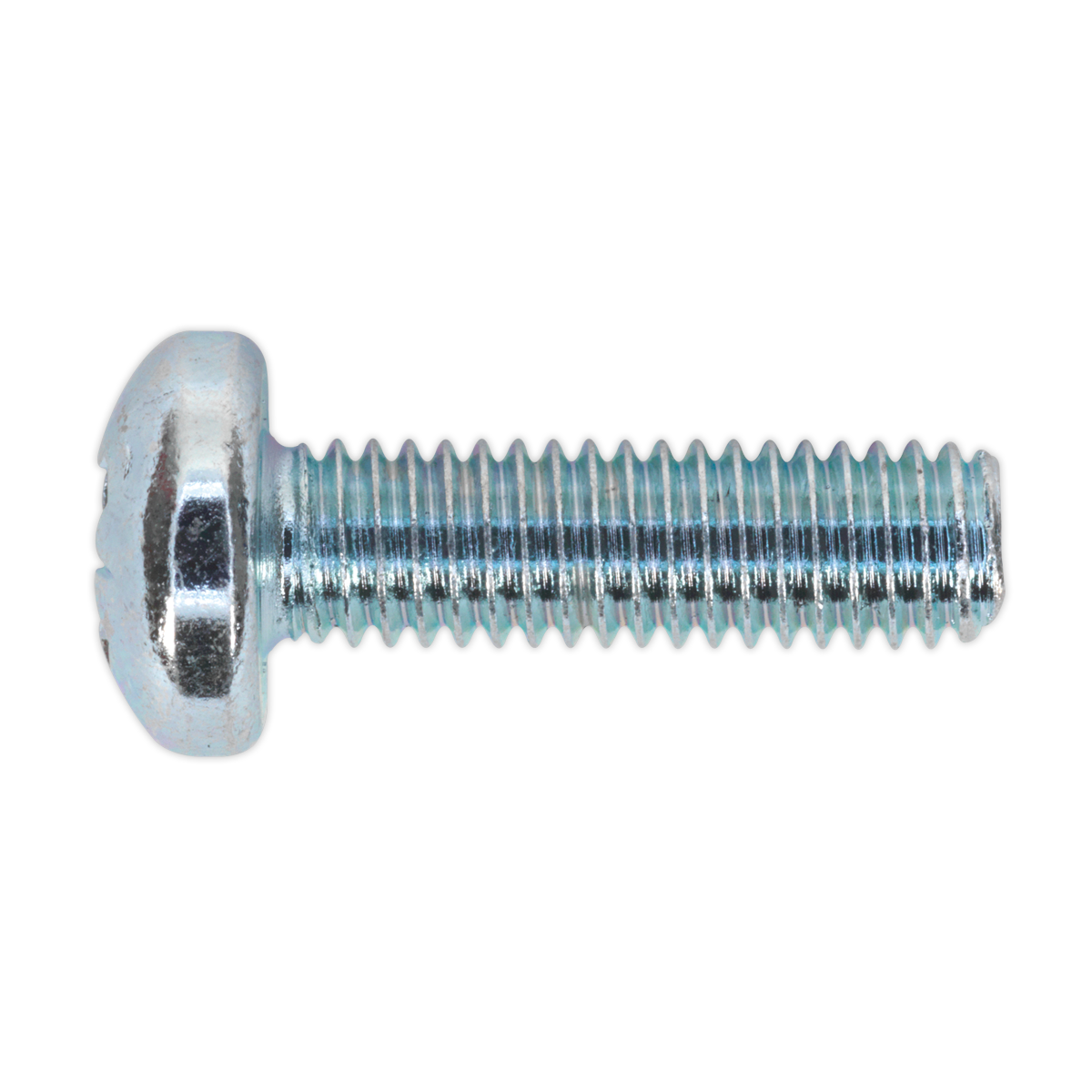 Zinc Plated Pan Head Pozi Machine Screw M6 x 20mm, DIN 7985Z - Pack of 50