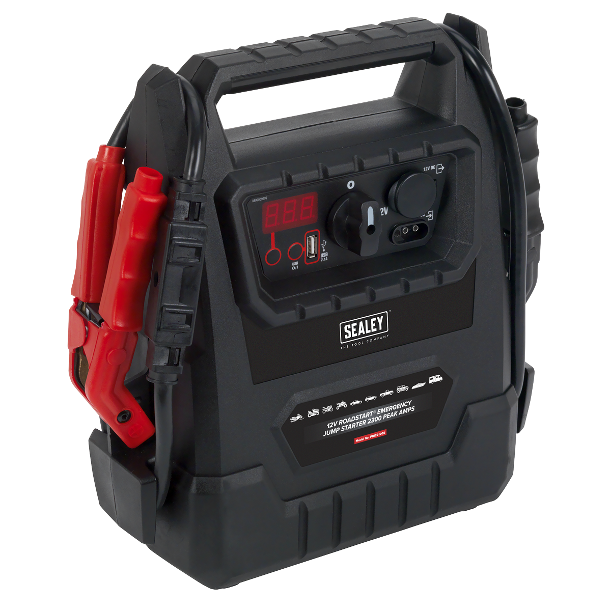 12V RoadStart® Emergency Jump Starter 2300 Peak Amps
