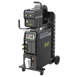 500A Professional Gas/Gasless MIG/TIG/MMA Inverter Welder with Portable Wire Feeder & Water Cooler 400V 3ph