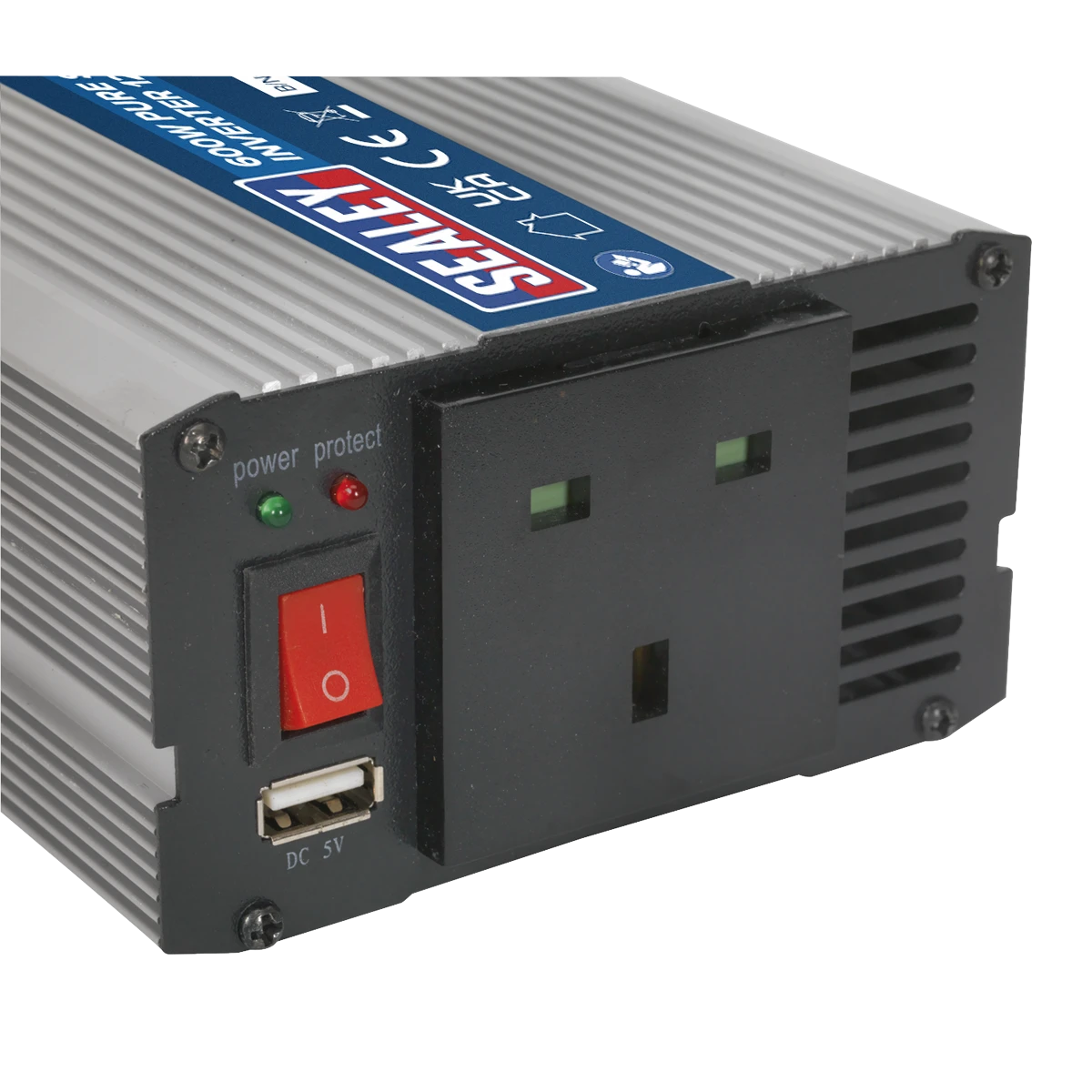 Pure Sine Wave Power Inverter 600W 12V