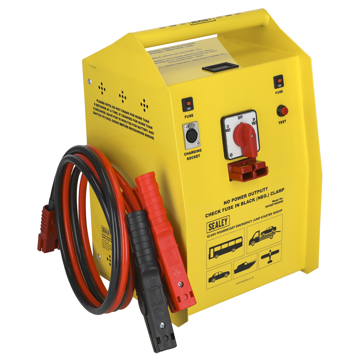 12/24V Emergency Heavy-Duty Jump Starter 1000hp Start