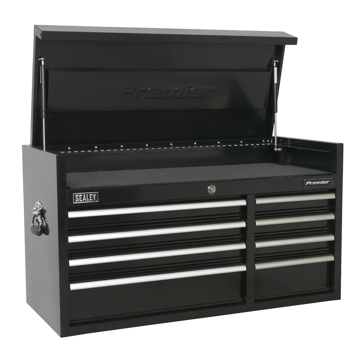 Premier™ Heavy-Duty Extra-Wide Topchest 8 Drawer 1040mm - Black