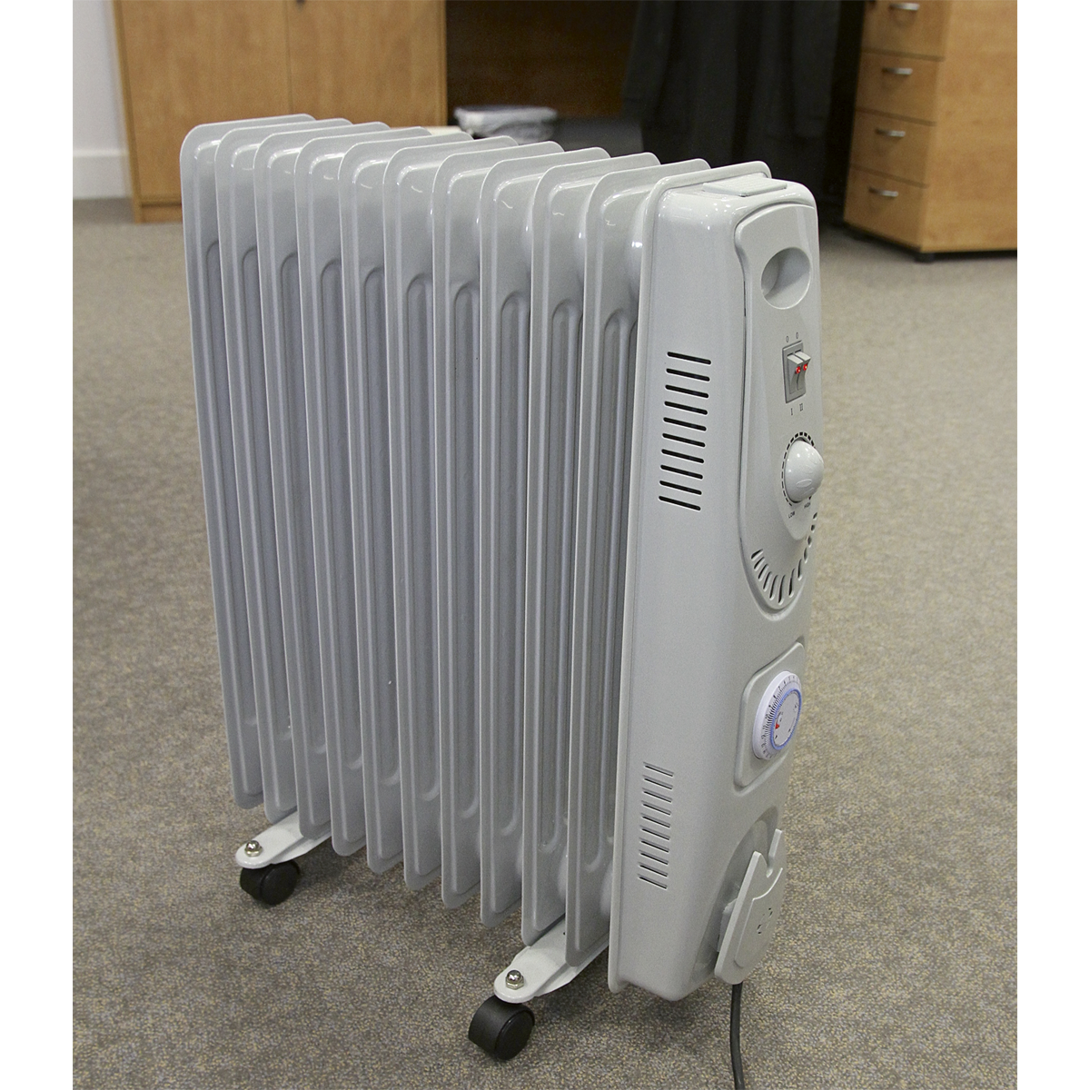 Oil Filled Radiator with Timer, 11-Element, 2500W (RD2500T)