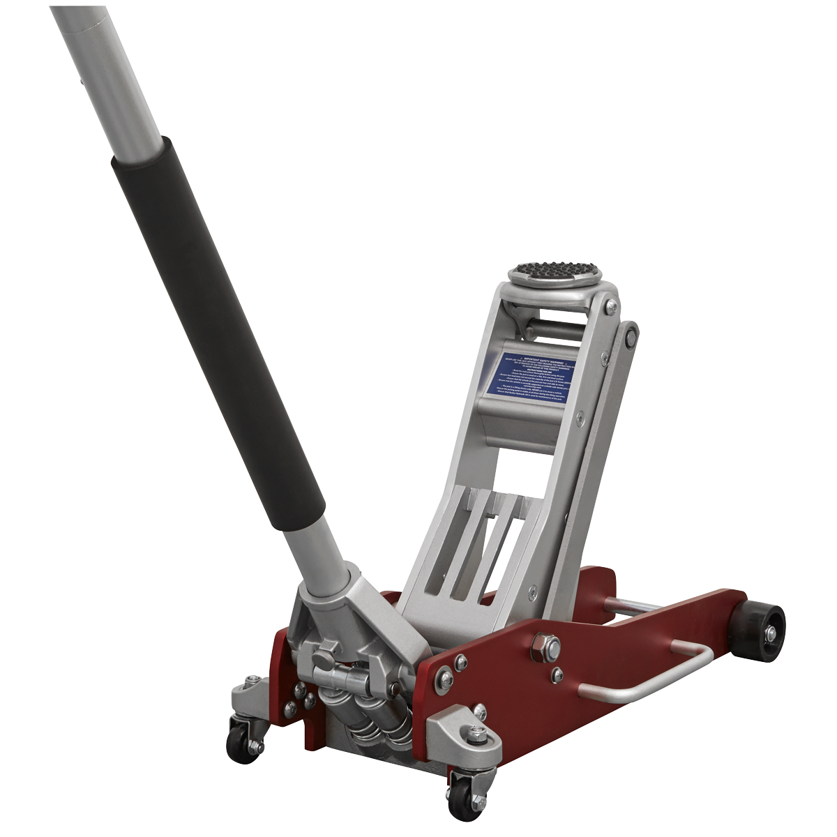 Premier Low Profile Aluminium Trolley Jack with Rocket Lift 2.5 Tonne