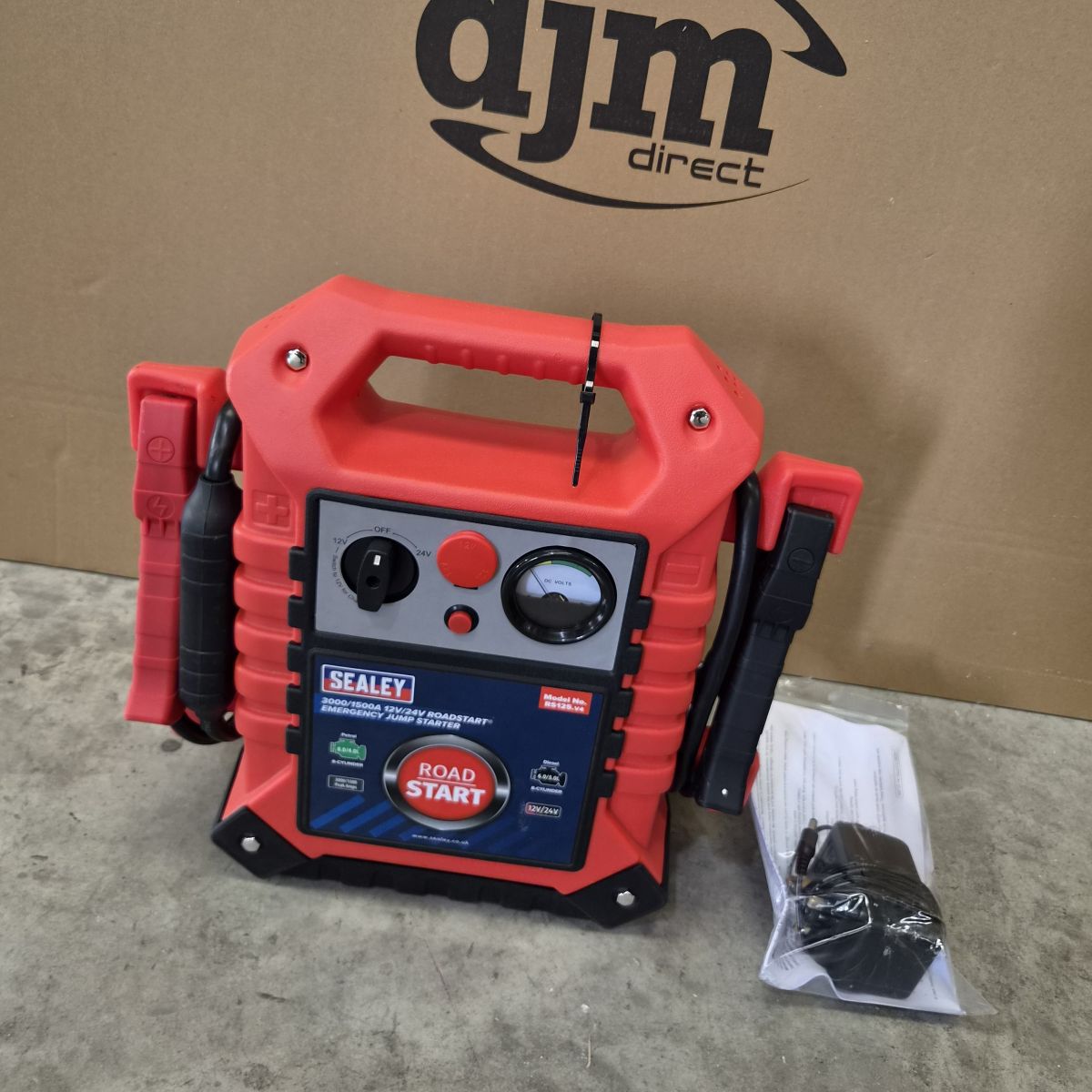 RoadStart® 12/24V Emergency Jump Starter, 3000/1500A (RS125) (Factory Refurbished B)