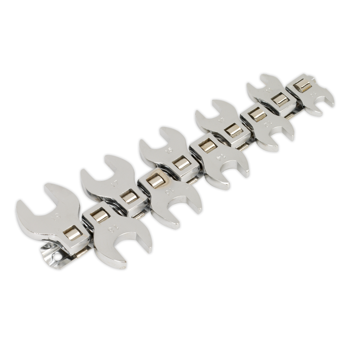 Siegen Crow's Foot Open-End Spanner Set 3/8"Sq Drive 10pc