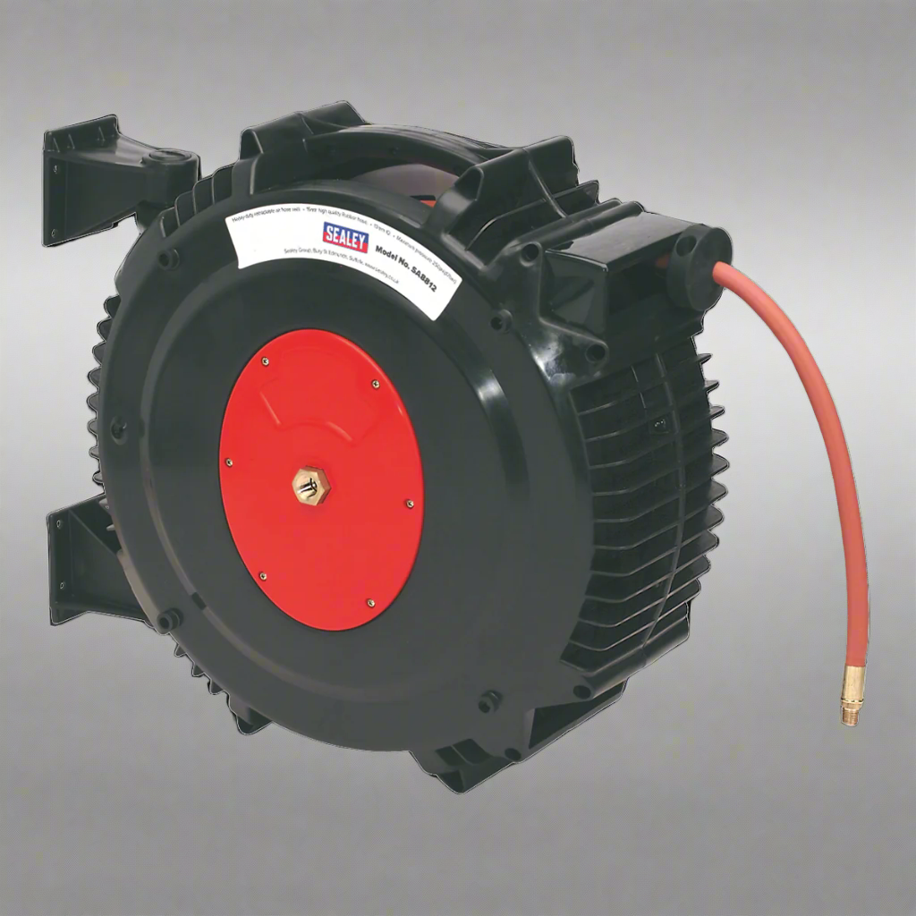 15m Retractable Rubber Air Hose Reel 13mm ID