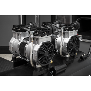 100L Low Noise Direct Drive Oil Free Air Compressor, 2 x 2hp