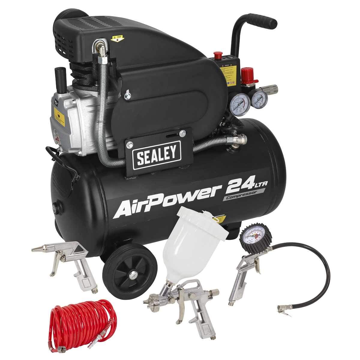 24L Direct Drive Air Compressor with Accessory Kit, 2hp (SAC2420APK)