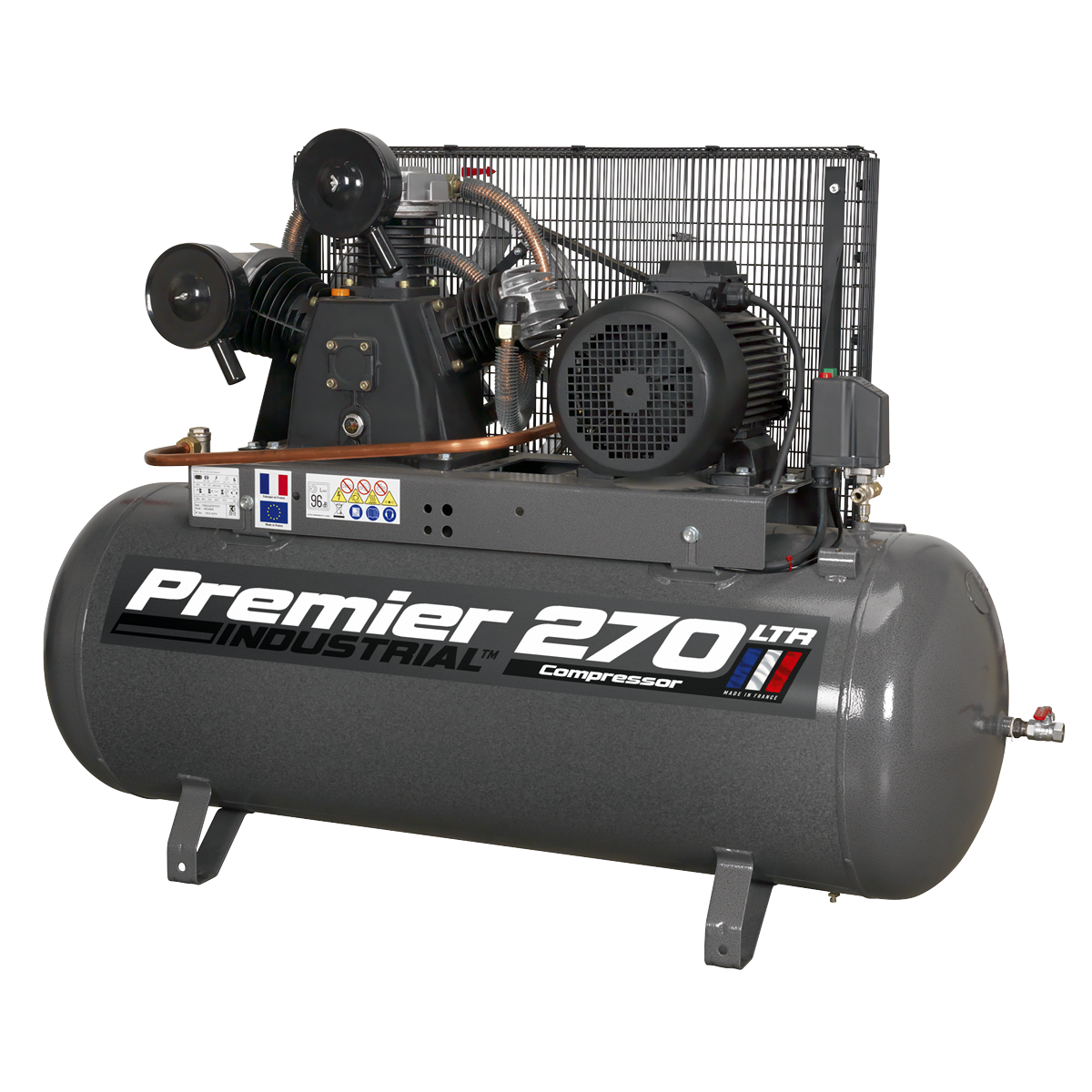 Premier 270L Belt Drive Air Compressor 7.5hp 3ph