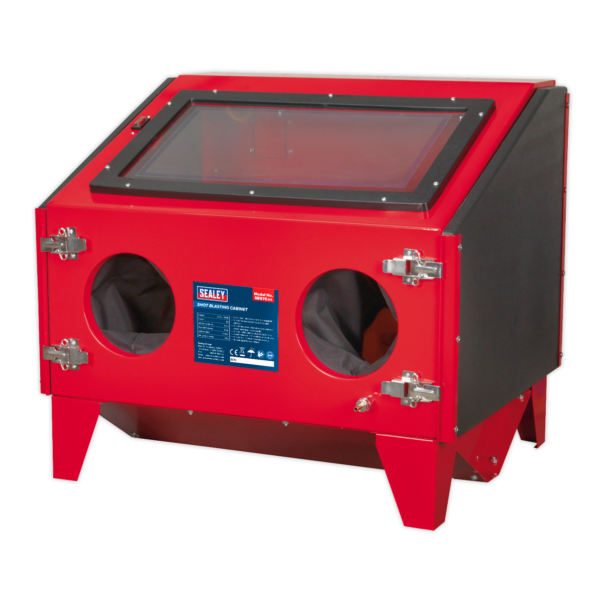 Shot Blasting Double Access Cabinet with Gun 695 x 580 x 625mm