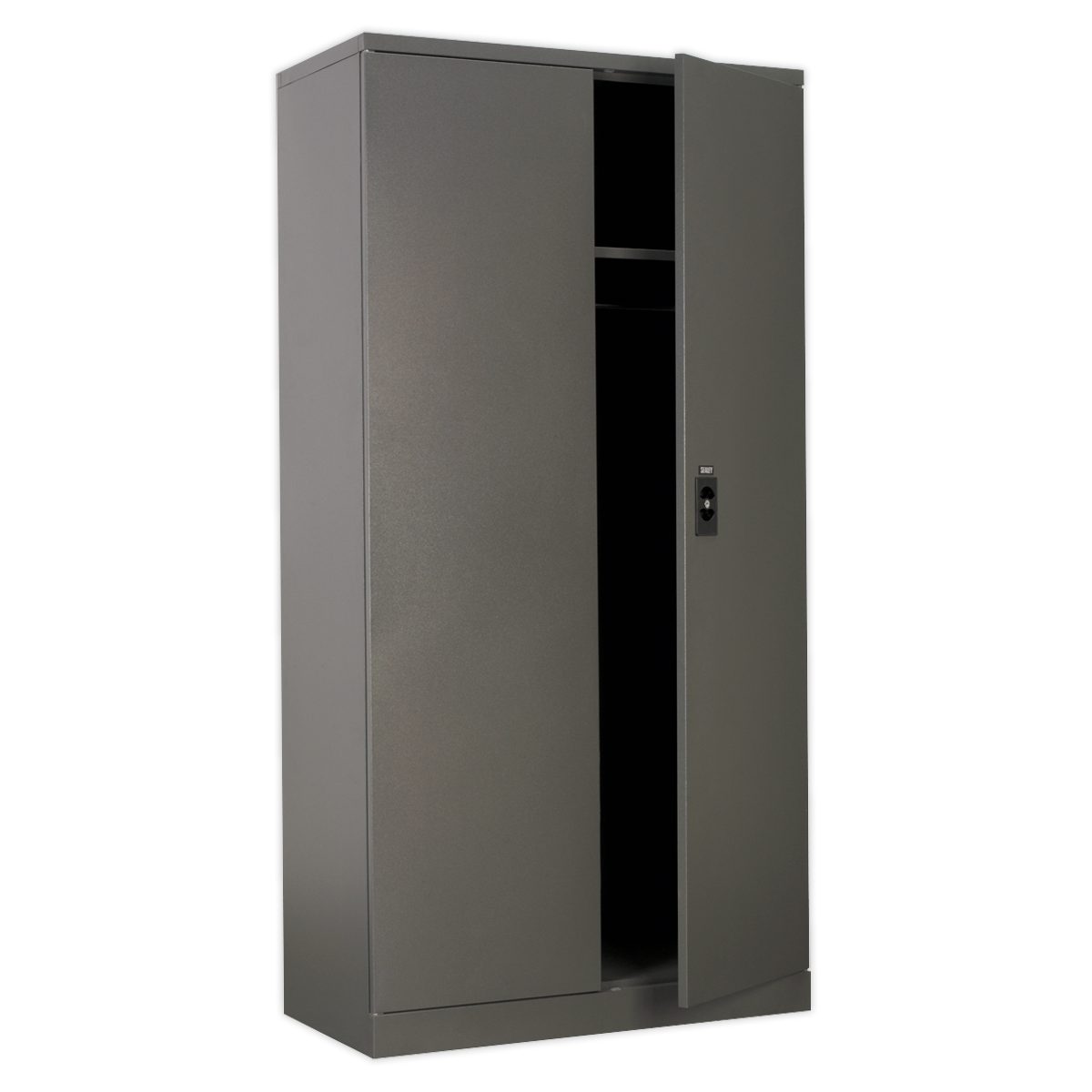Floor Cabinet 2 Door 4 Shelf & Hanging Rail