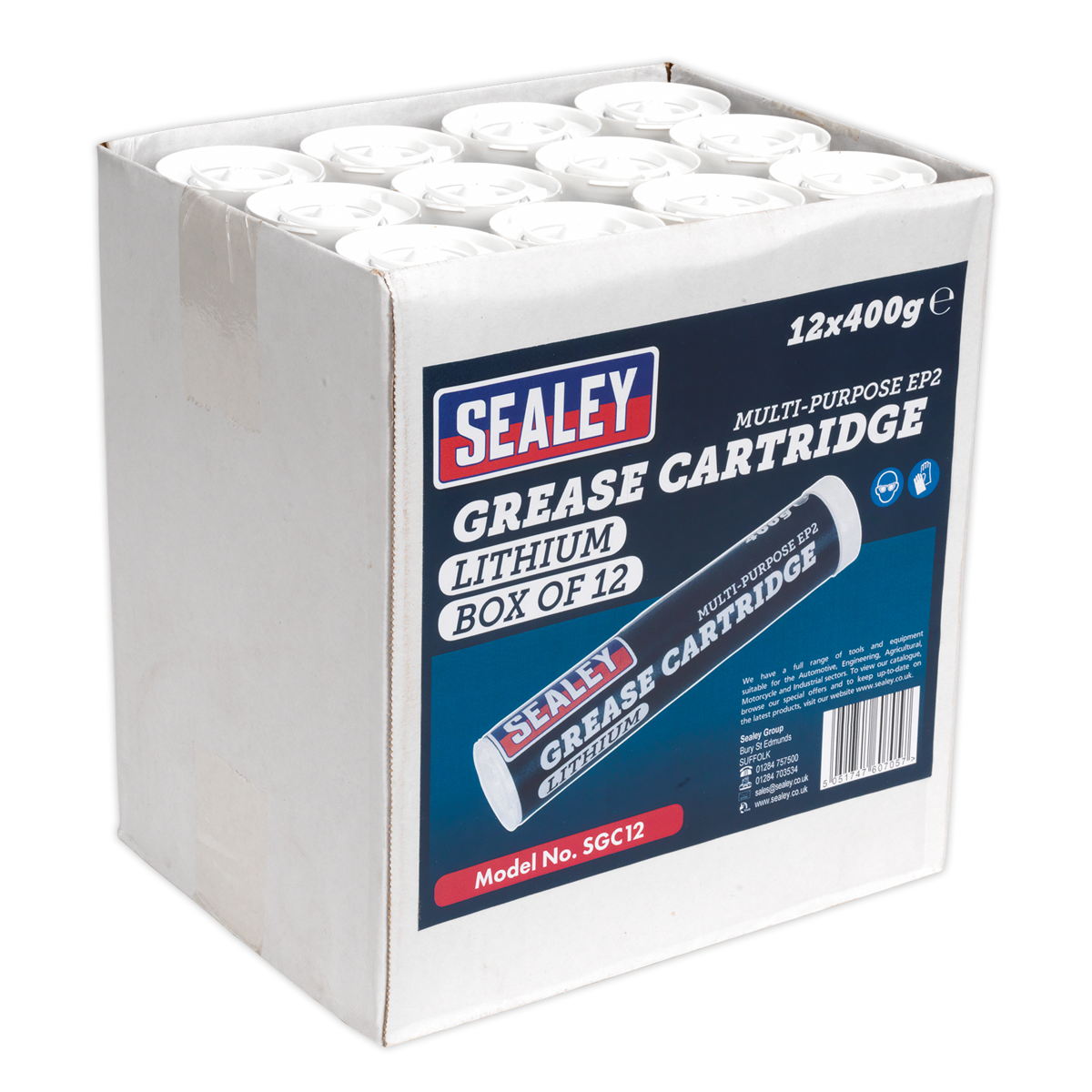 EP2 Lithium Grease Cartridge 400g - Pack of 12