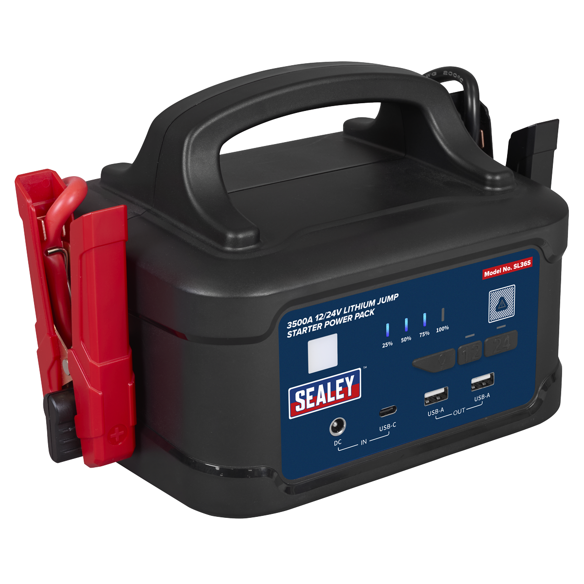 3500A 12/24V Lithium Jump Starter Power Pack