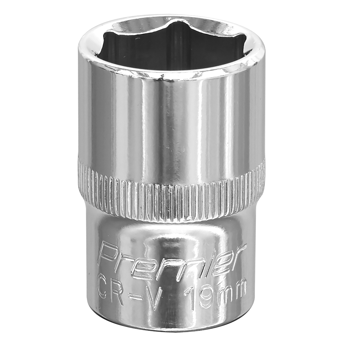 Premier Fully Polished Socket 1/2"Sq Drive 19mm