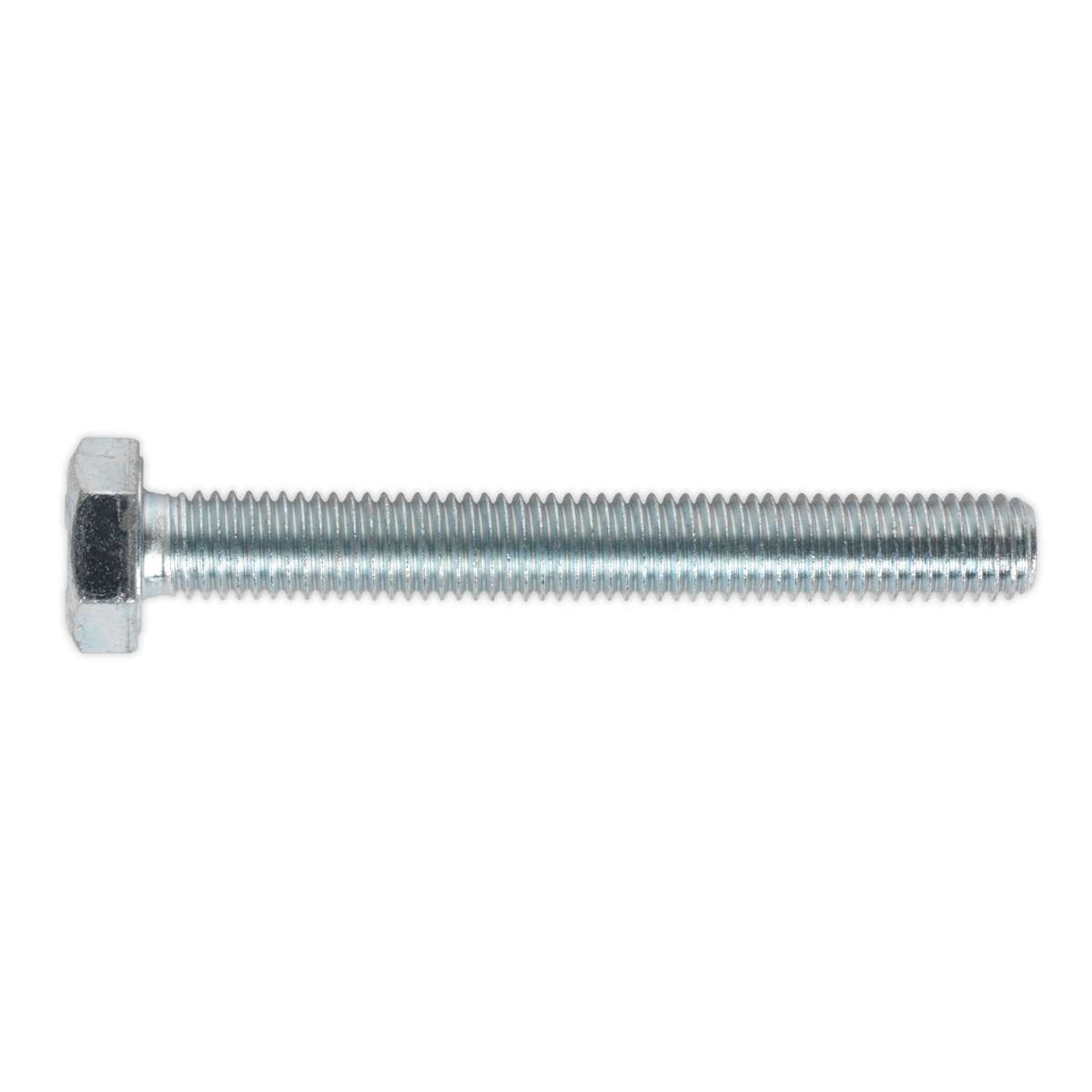 8.8 Zinc Plated HT Setscrew M10 x 80mm, DIN 933 - Pack of 25