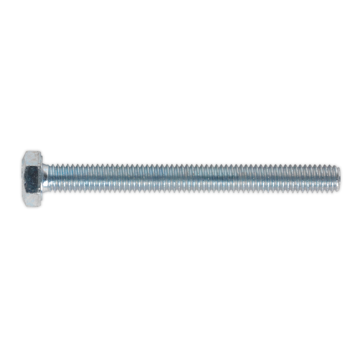 8.8 Zinc Plated HT Setscrew M6 x 60mm, DIN 933 - Pack of 50