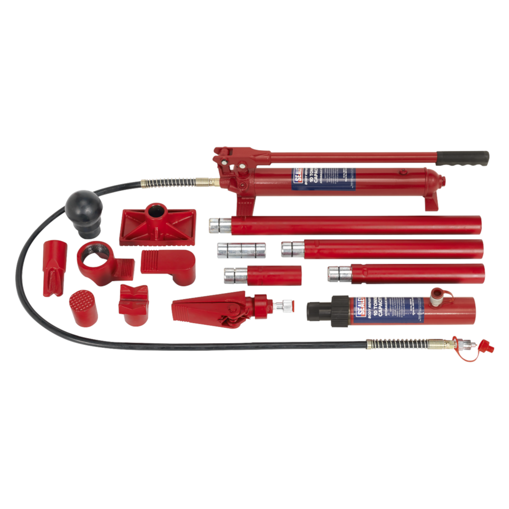 Sealey RE97/10 10 Tonne Snap Type Hydraulic Garage Workshop Body Repair Kit