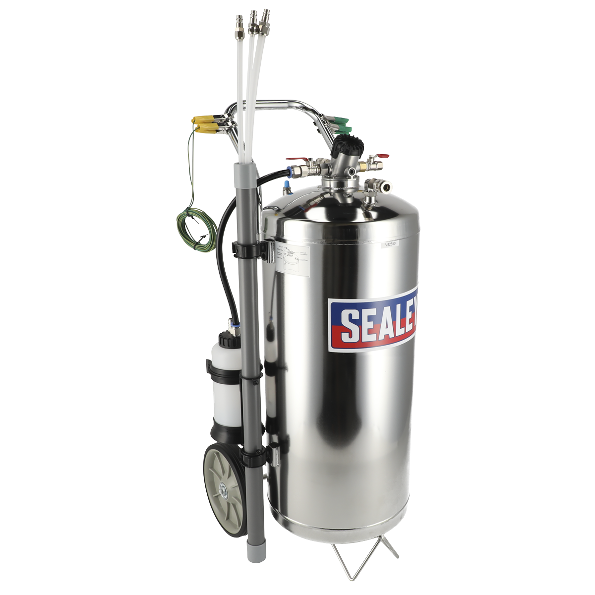 Air Operated Stainless Steel Fuel Drainer 40L