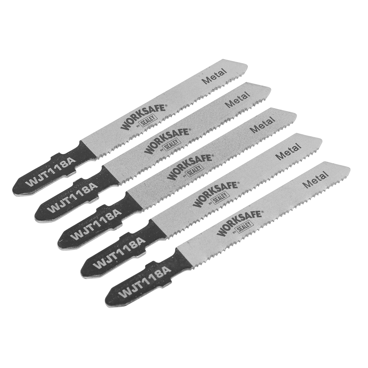 Worksafe® Jigsaw Blade for Metal 55mm 21tpi - Pack of 5
