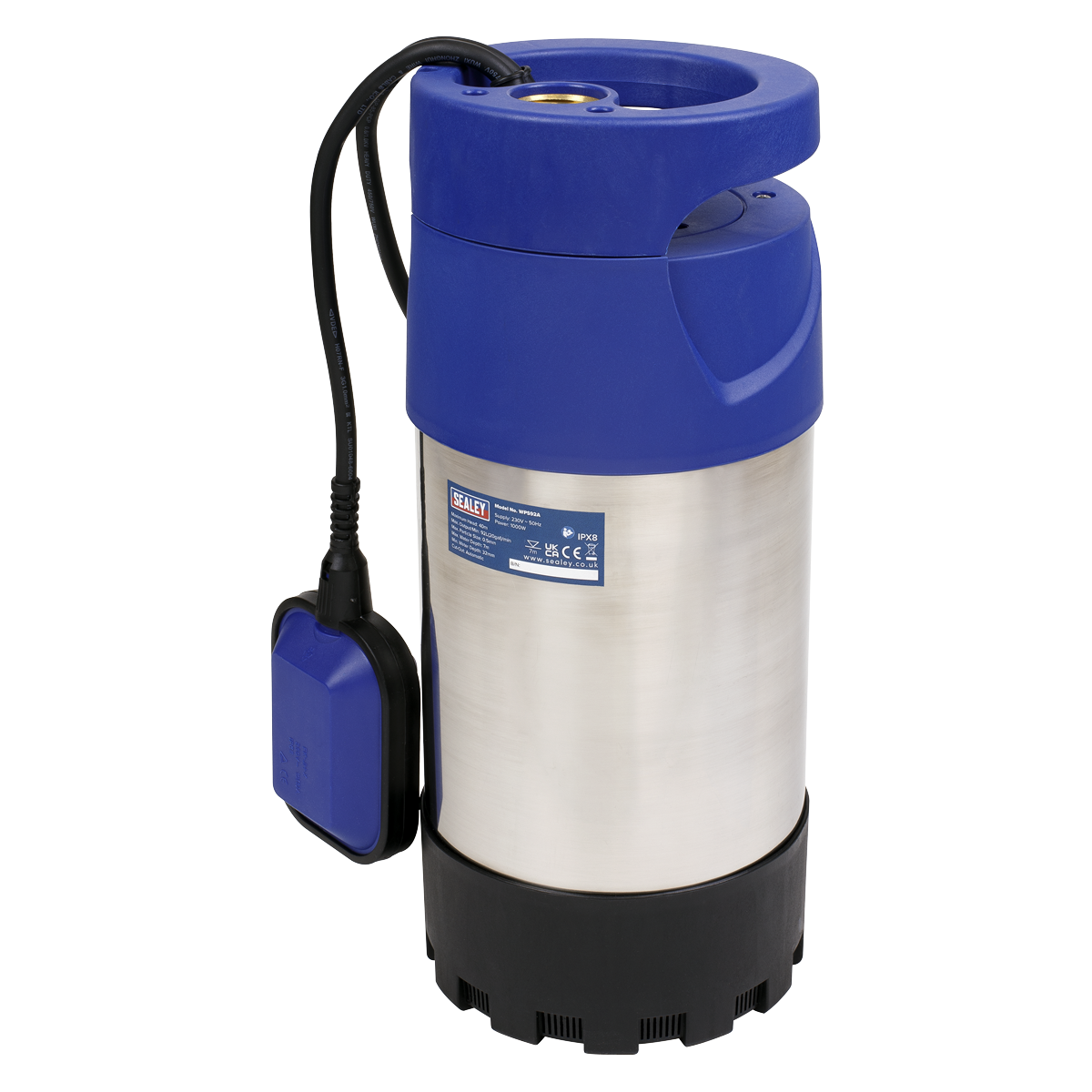 Automatic Submersible Stainless Water Pump, 92L/min (WPS92A)