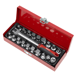 Oil Drain Plug Key Set 3/8"Sq Drive 20pc
