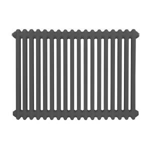 Baridi Horizontal Traditional 2 Column Radiator 600 x 832mm – Anthracite