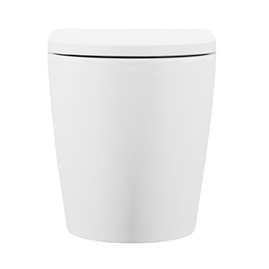Back-to-Wall Toilet with Soft Close Seat & Rimless Flush – White