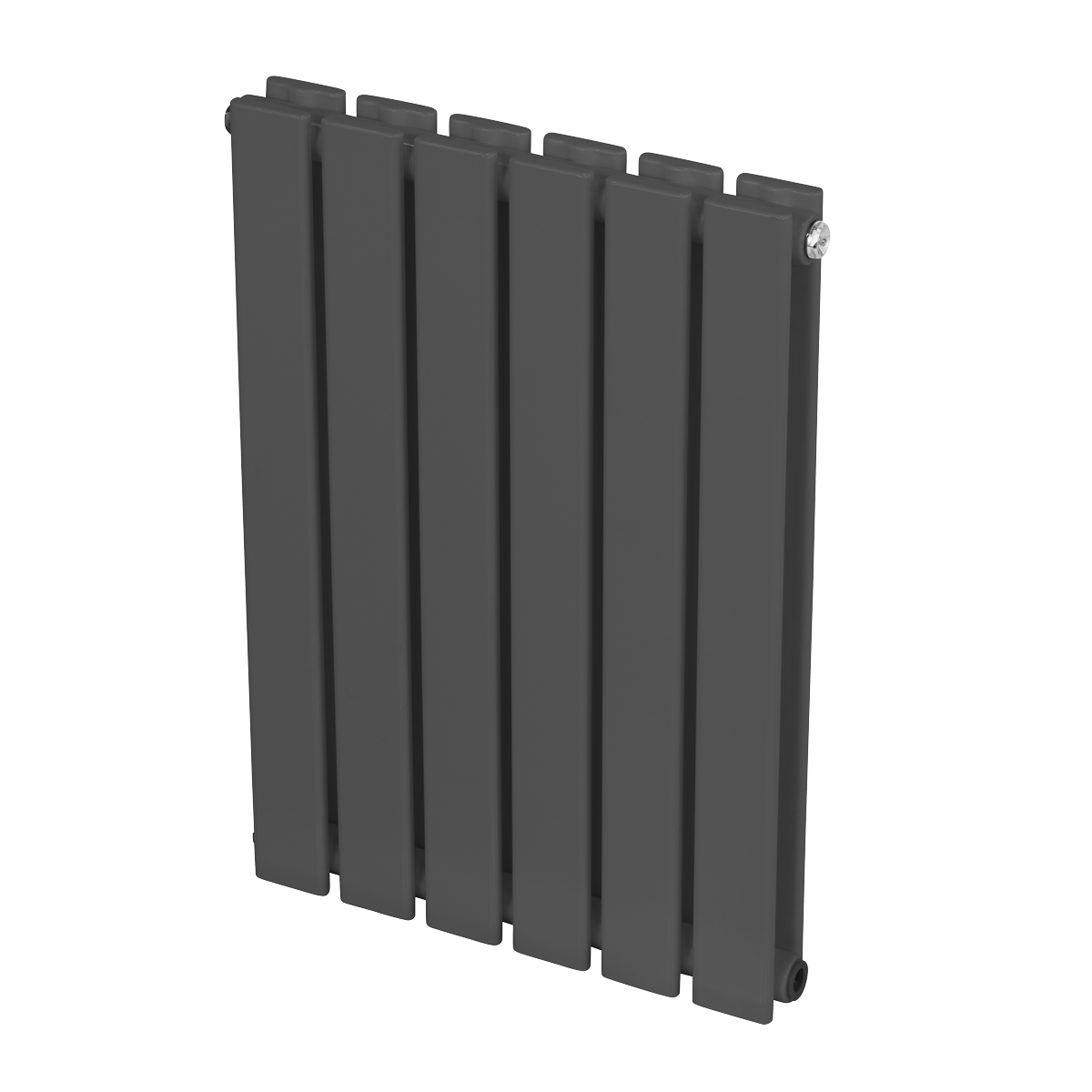 Baridi Horizontal Radiator Contemporary Double Flat Panel Design 420 x 600mm – Anthracite